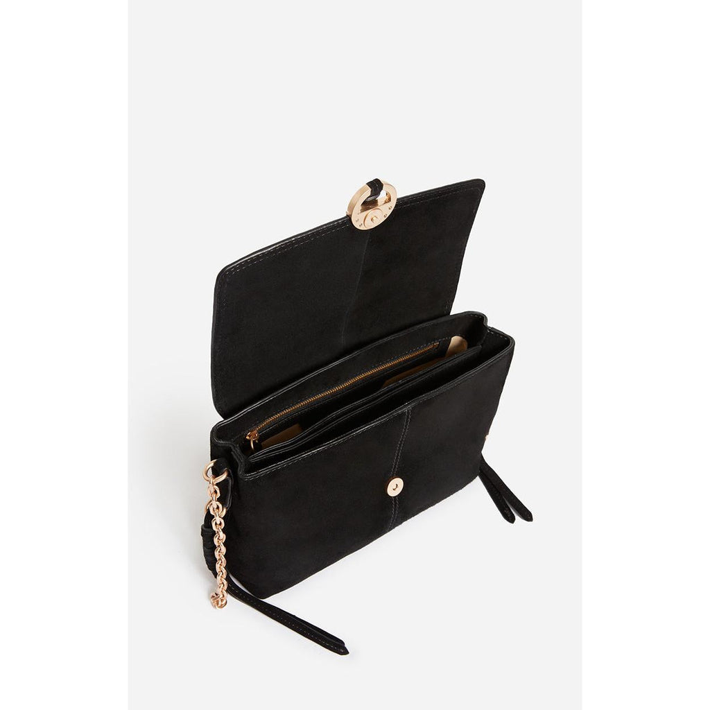 Petit Sac Othilia En Cuir Velours - Noir