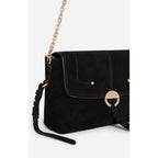 Petit Sac Othilia En Cuir Velours - Noir