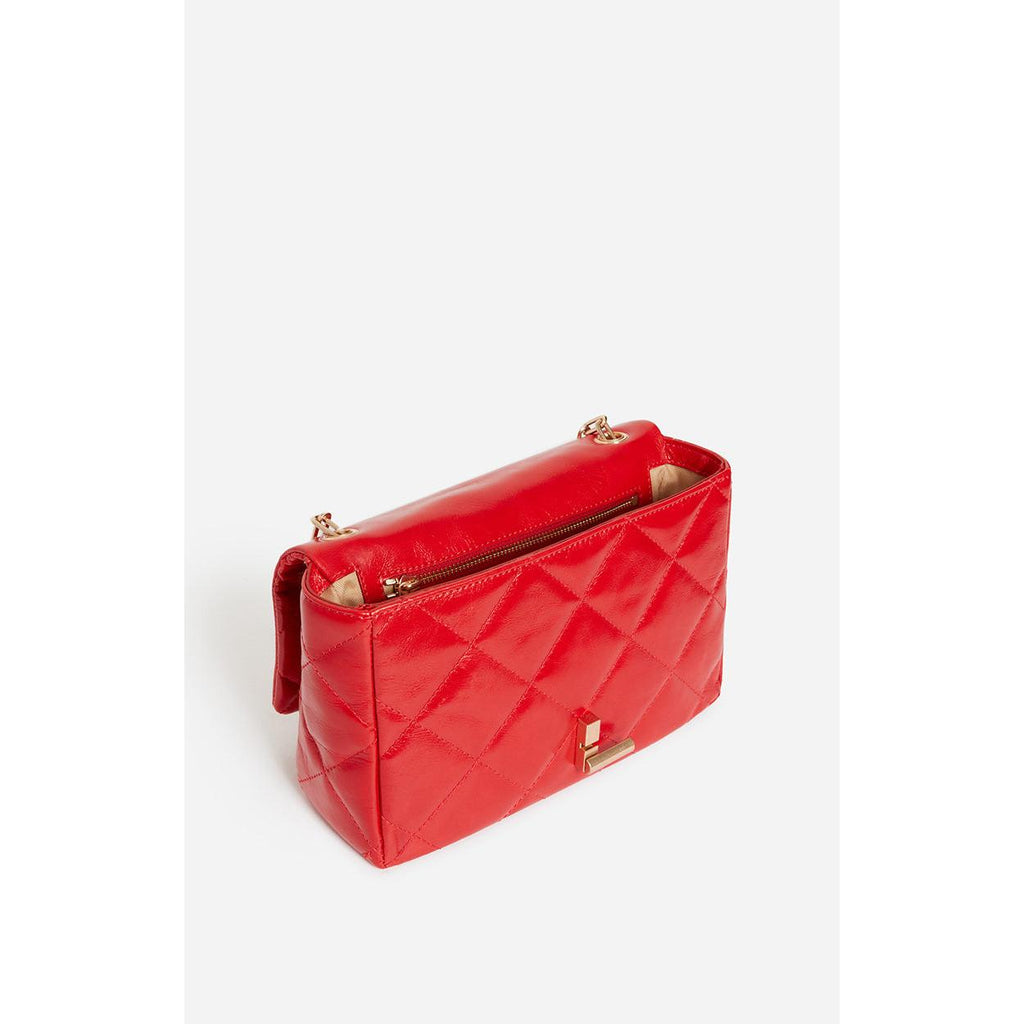 Grand Sac Moon En Cuir - Rouge