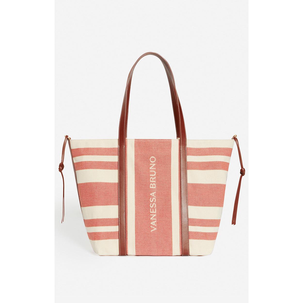 XL Canvas Tote Bag - Cognac