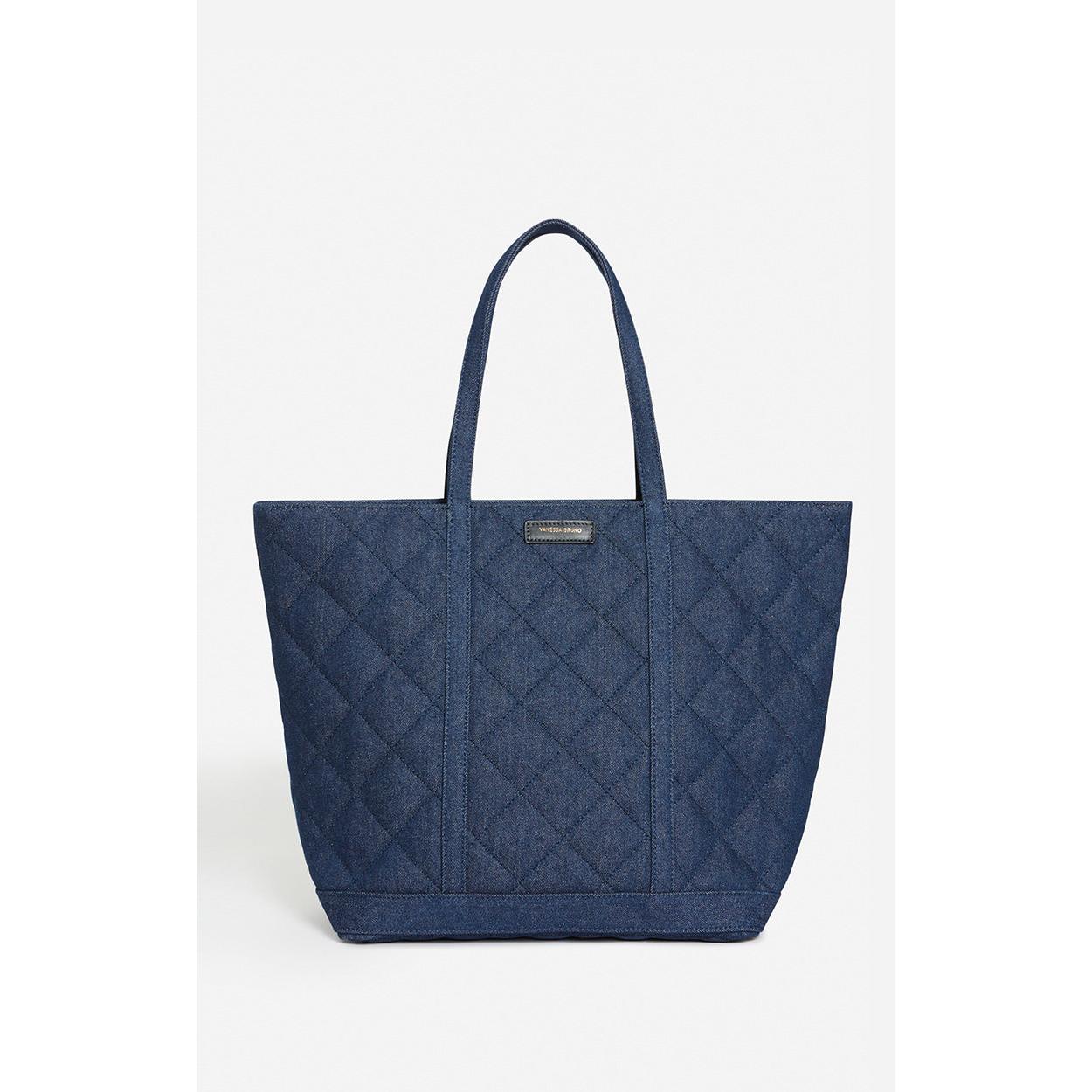Cabas Xl En Denim Matelassé - Denim