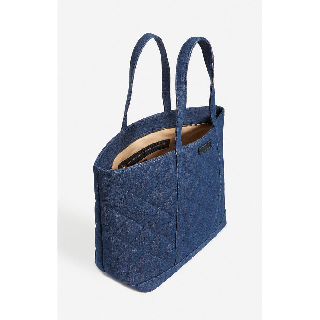 Cabas Xl En Denim Matelassé - Denim