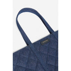 Cabas Xl En Denim Matelassé - Denim