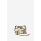 Small Moon Bag in Mixed Cotton - Black