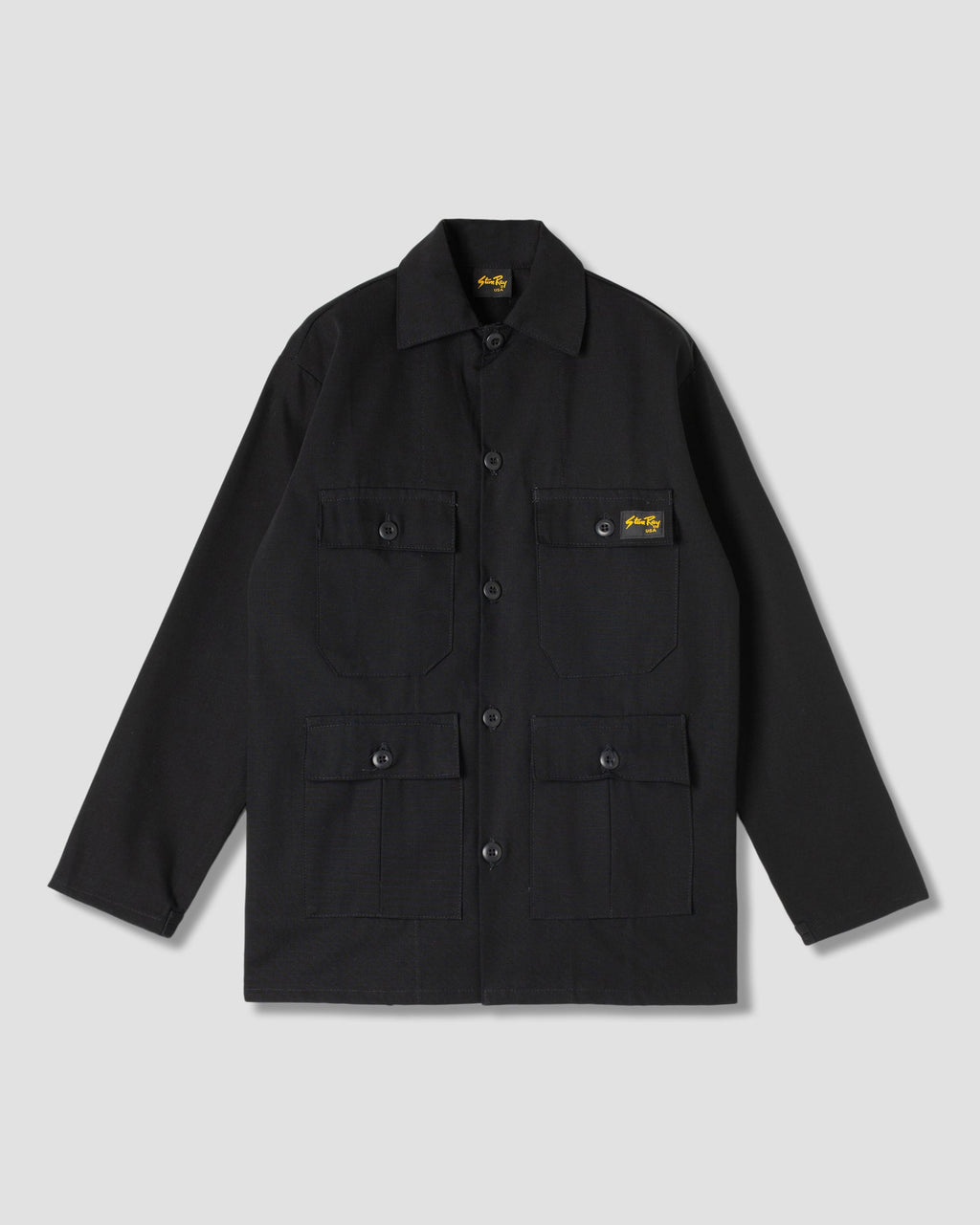 4 Pocket Jacket - Black Ripstop