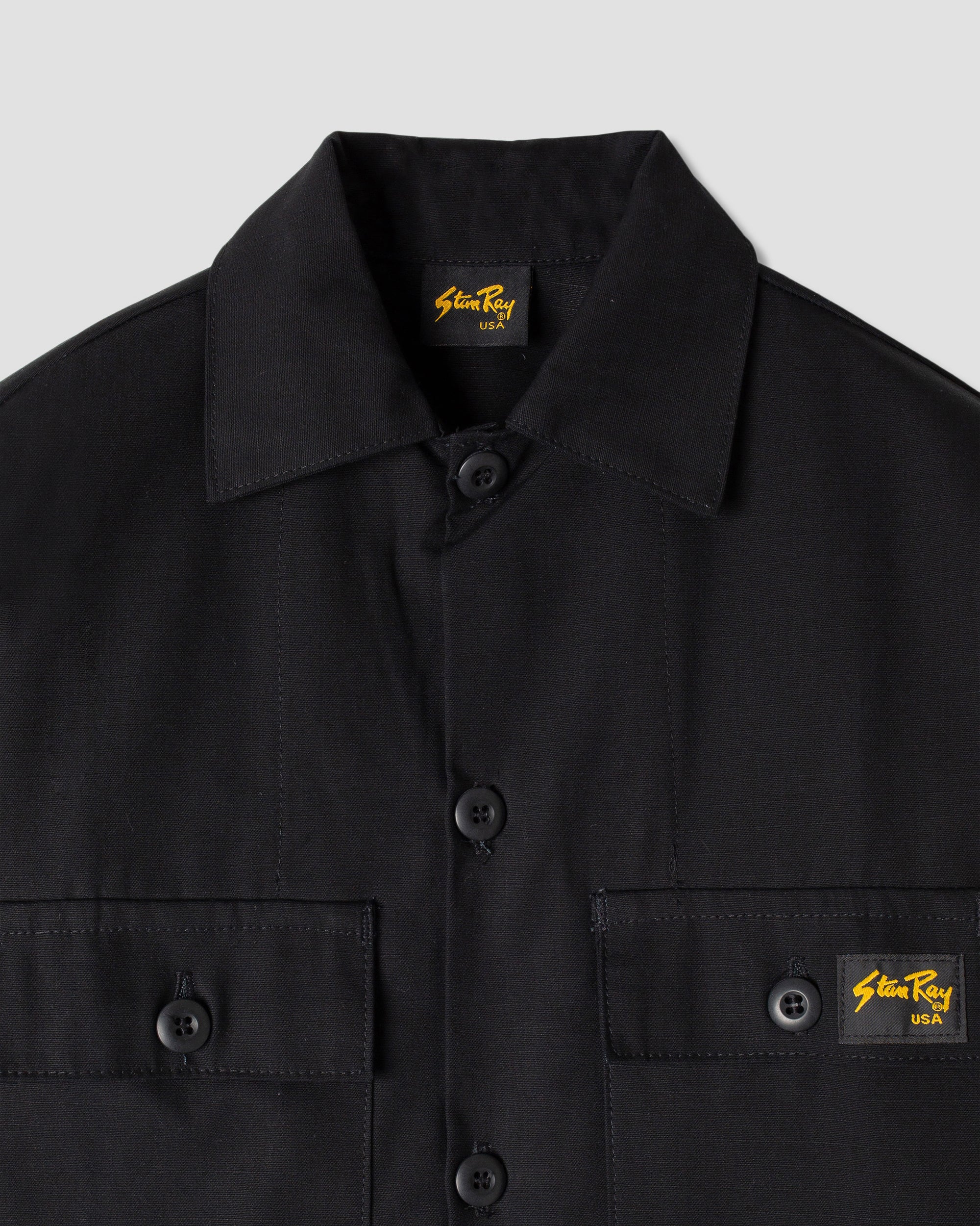 4 Pocket Jacket - Black Ripstop