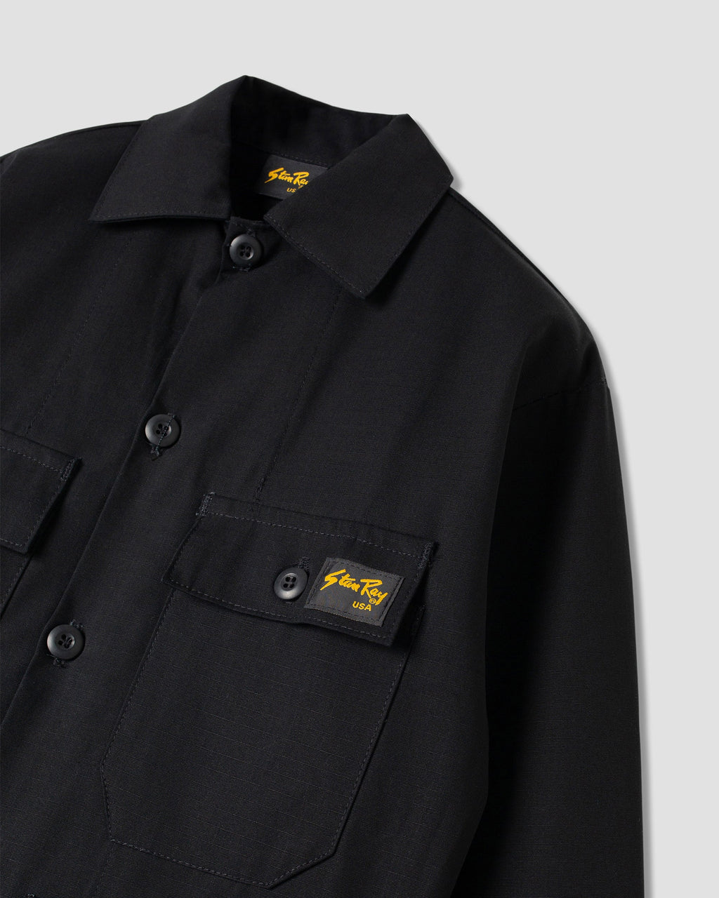 4 Pocket Jacket - Black Ripstop