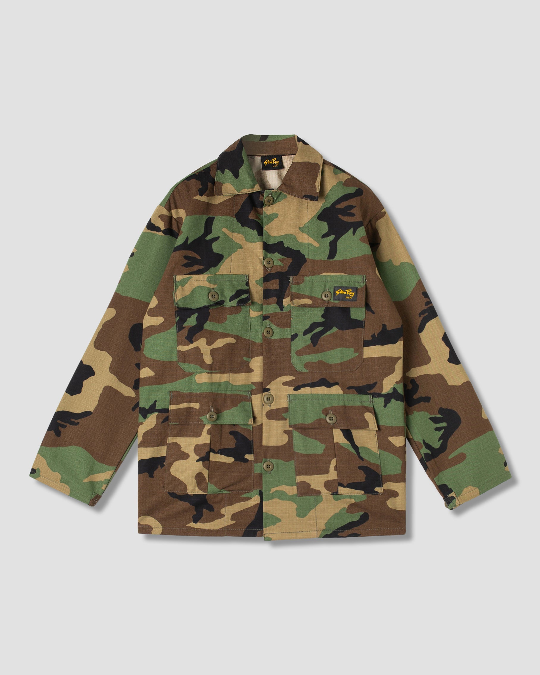 4 Pocket Jacket - Woodland Camo