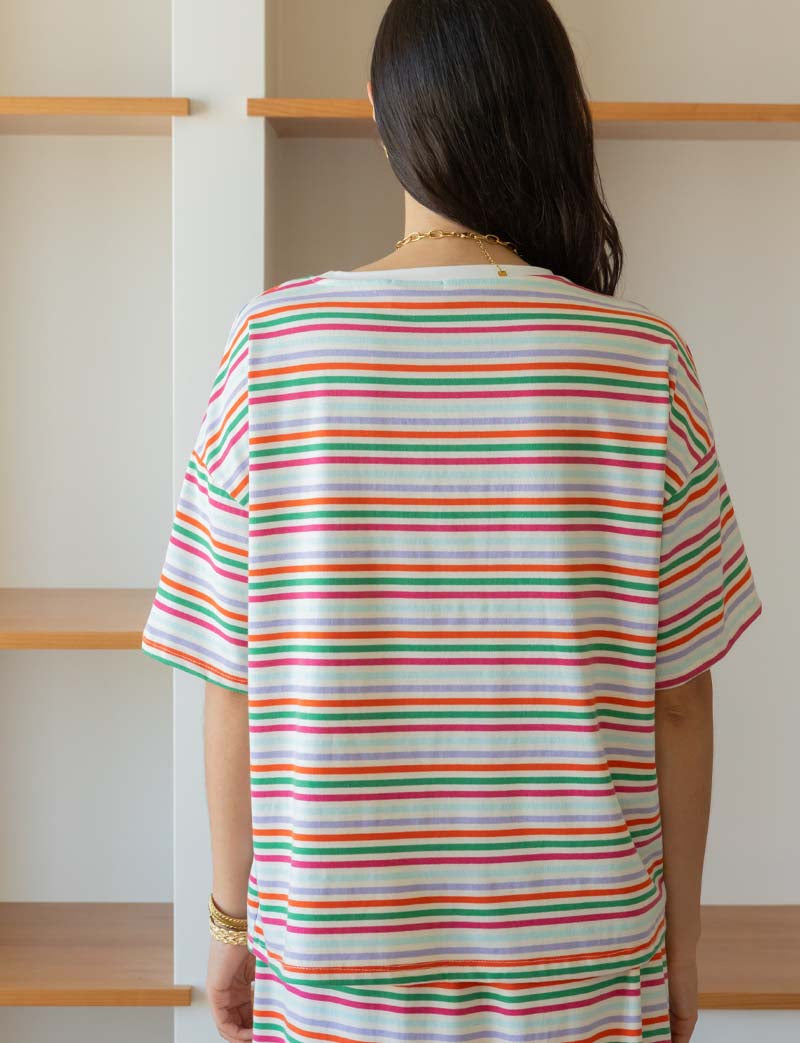 T-Shirt À Rayures Multi 2 Conrad