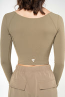 Top Square Manches Longues - Deep Sand
