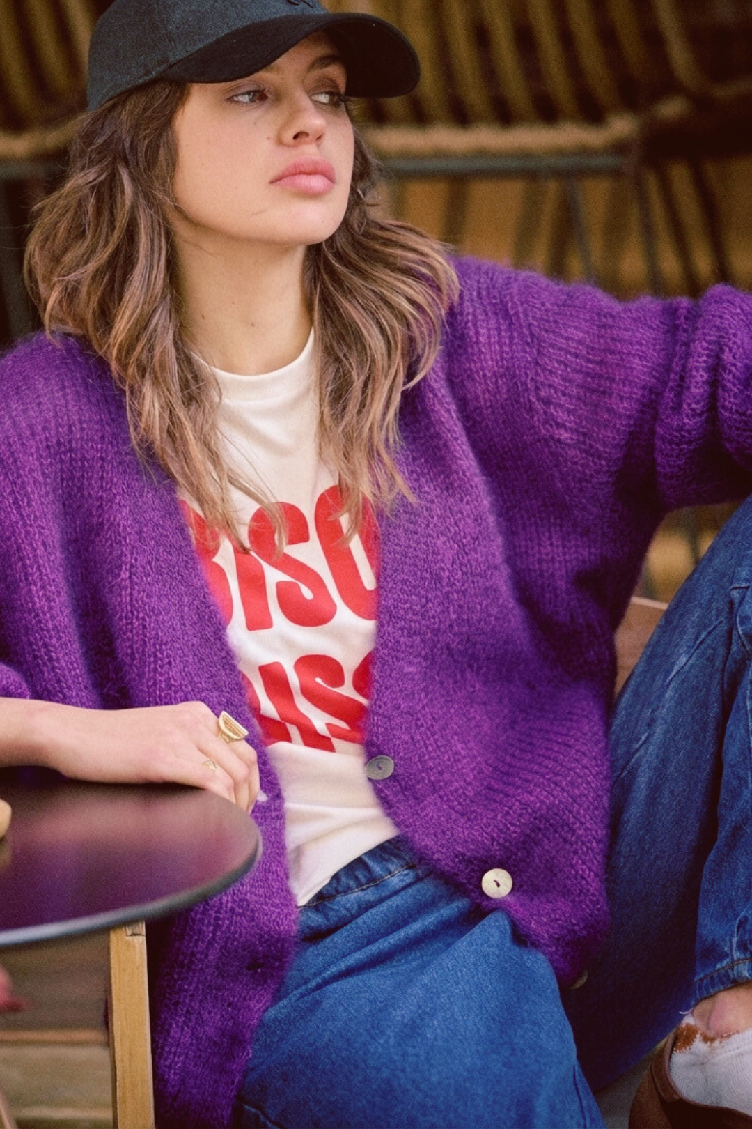 Laure Cardigan - Violet