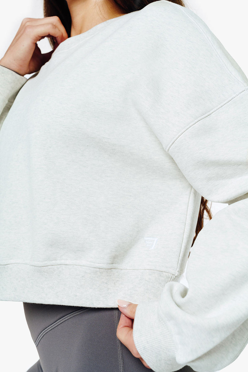 Sweatshirt Fleece - Silver Mist