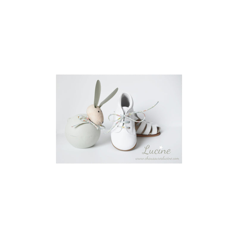 Chaussures Botillons Souples Azylis Épurés - Cuir Blanc - Mixte