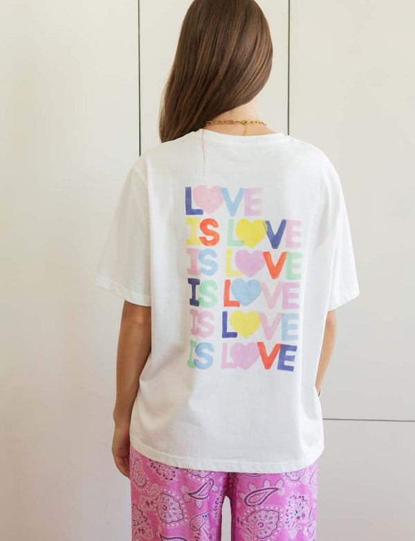 Camiseta Blanca Love Is Love