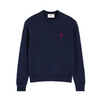 Ami Paris - Sudadera Ami De Coeur – Azul Marino Rojo