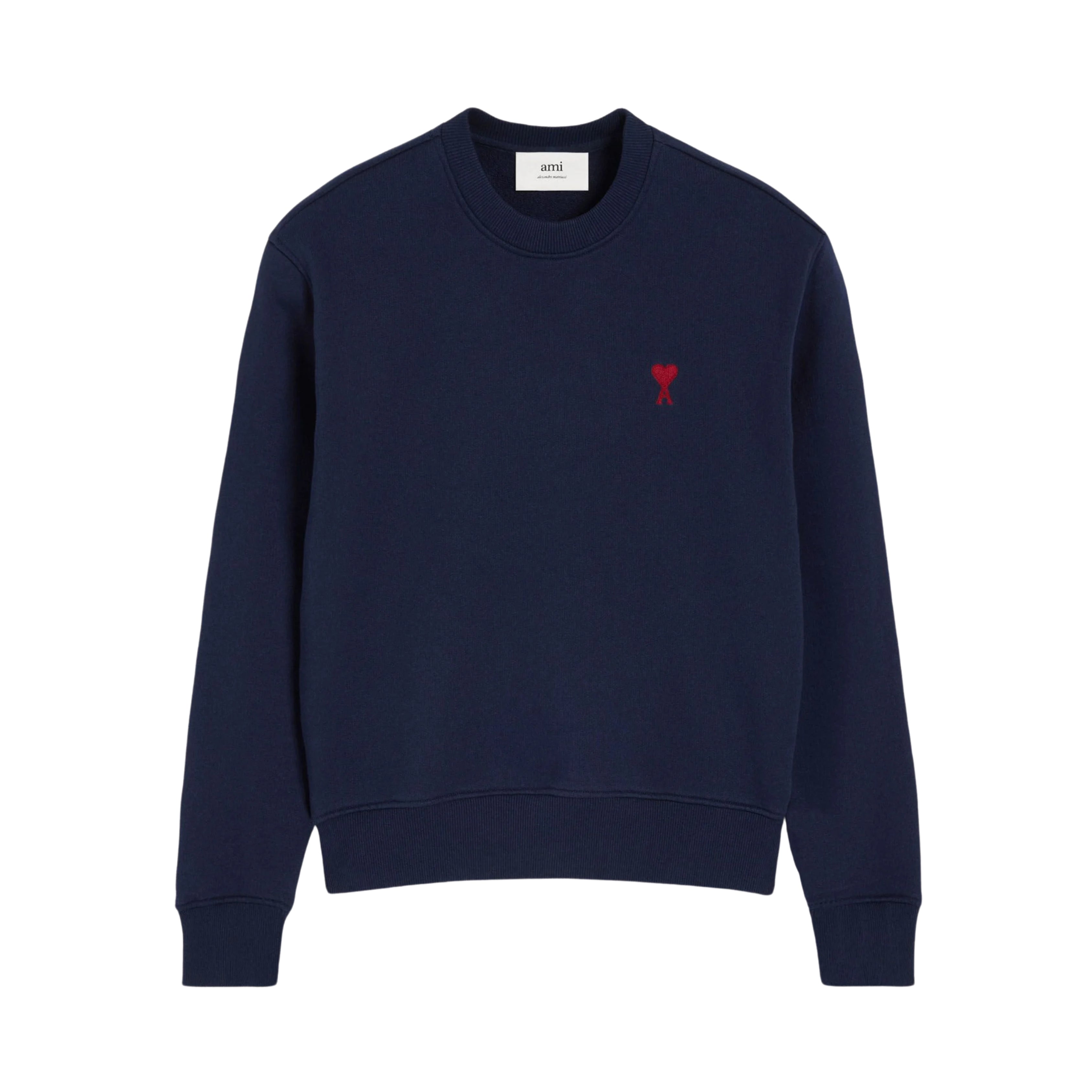 Ami Paris - Sudadera Ami De Coeur – Azul Marino Rojo