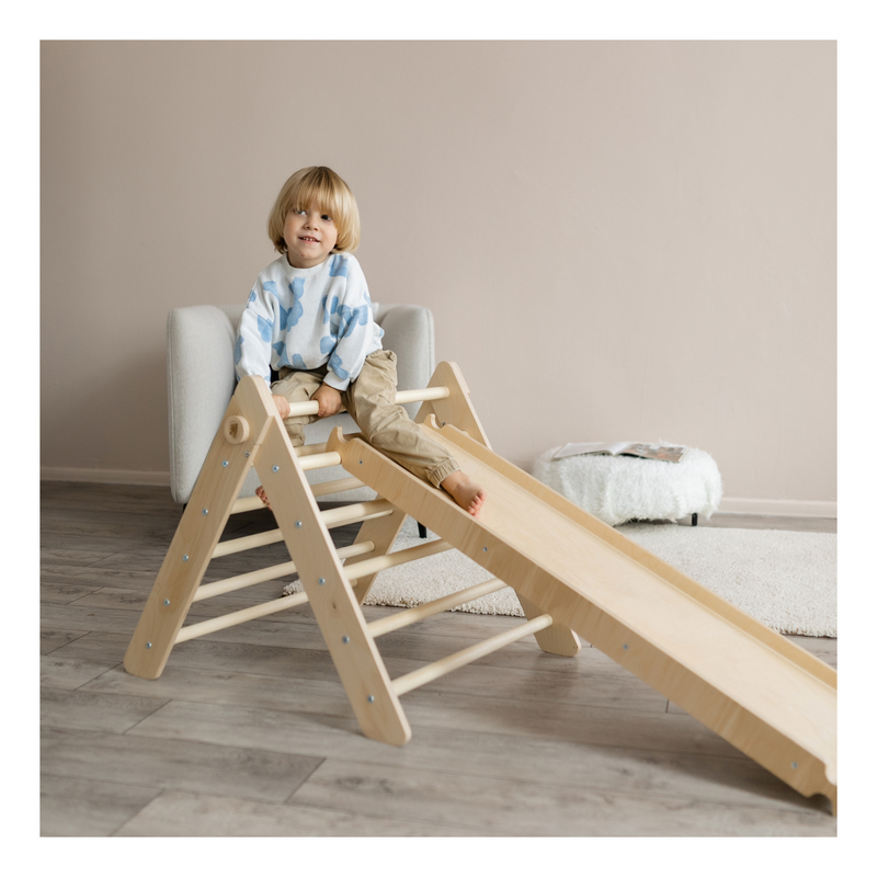 Triangle De Pikler + Grand Toboggan Double Face
