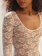 Body White Roses transparent