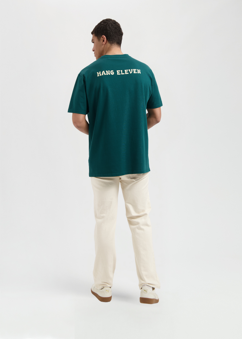 Camiseta con logo Carrier - Verde azulado