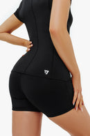 Top Power Manches Courtes - Black