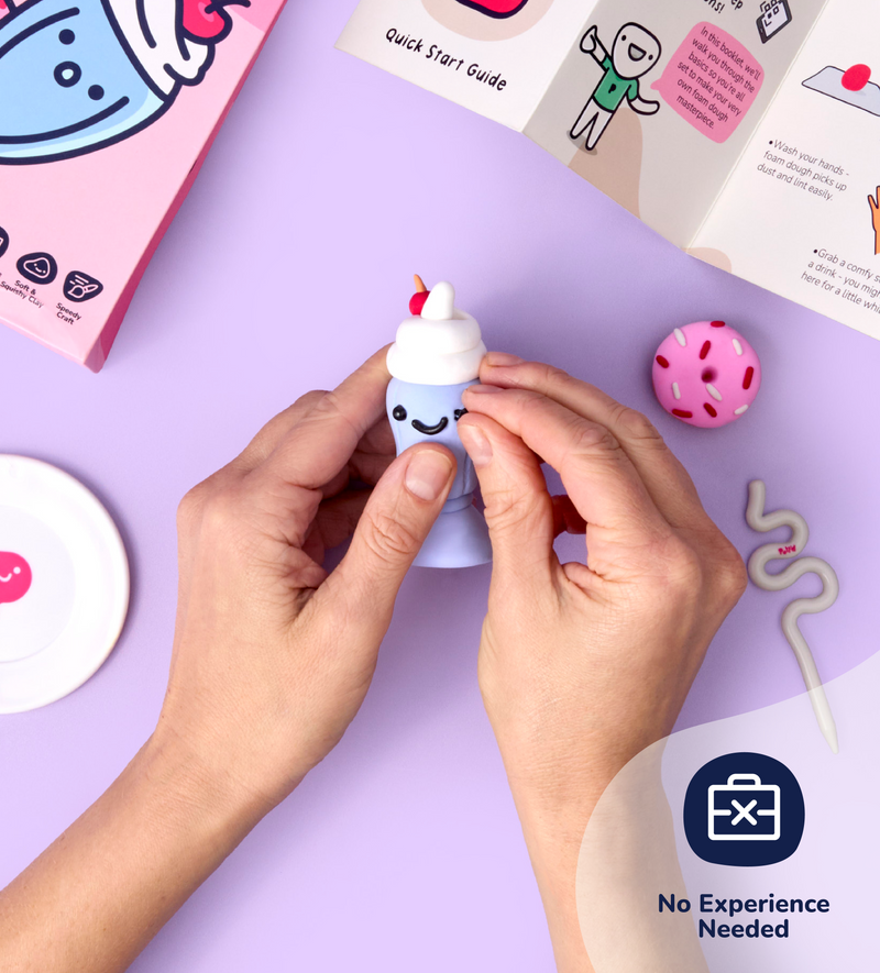 Foam Dough Collectibles: Tiny Yums - Milkshake & Donut