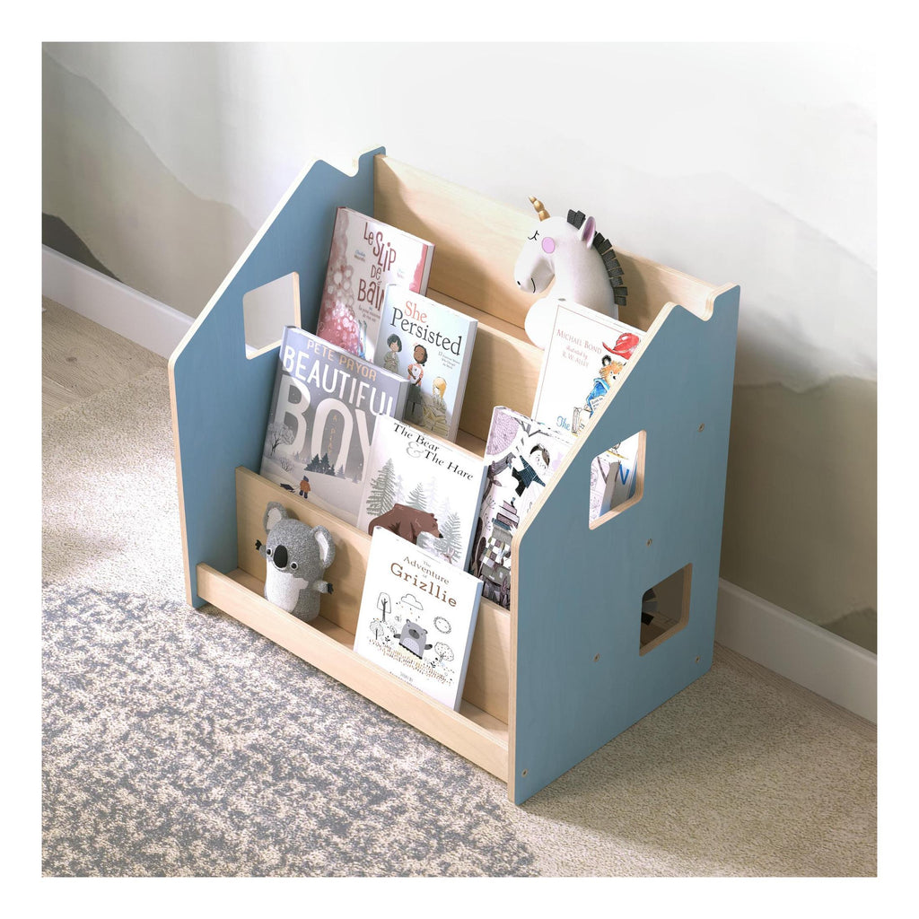 Children’s Bookshelf – Light Blue & Pink