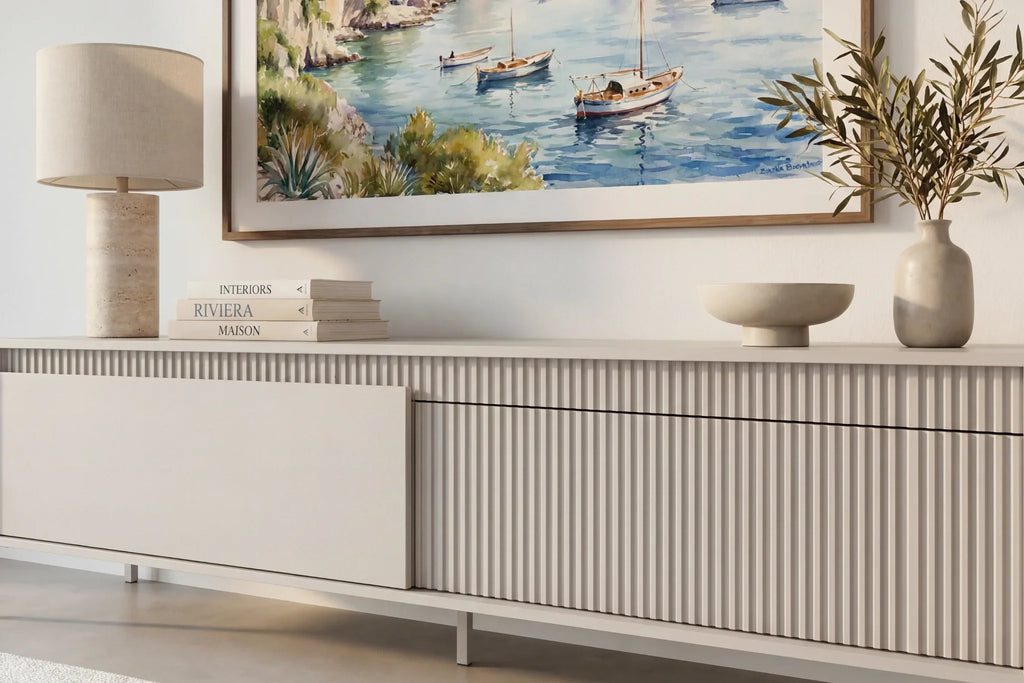 Alina - Conjunto de aparador y mueble de TV