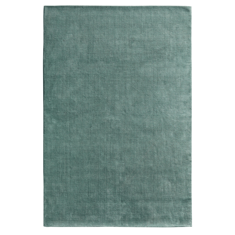 Tapis 100% Laine Nouvelle-Zélande - Bleu Pâle