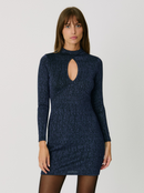 Robe Sparkle Blue Mini Paillettes