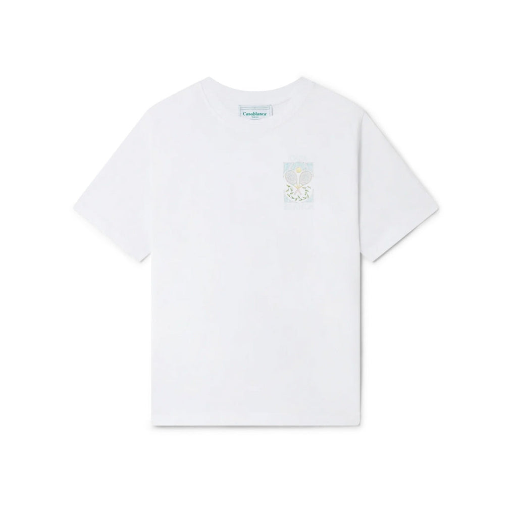 Casablanca - Camiseta Tenis Pastel - Blanco