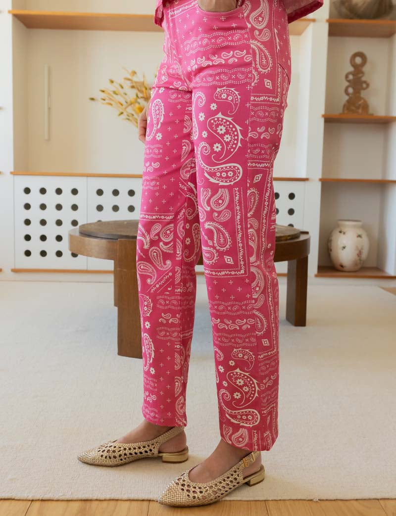 Jony Pink Bandana Jeans