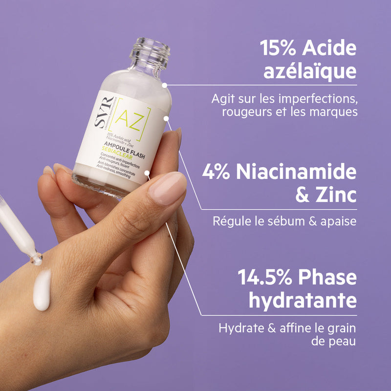 Sebiaclear Ampoule Flash Anti-Imperfections Anti-Rougeurs Lissante