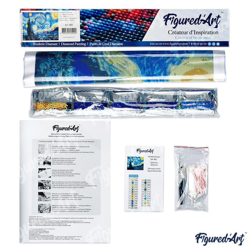 Broderie Diamant - Plage Tropicale