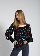Top Olivia Noir