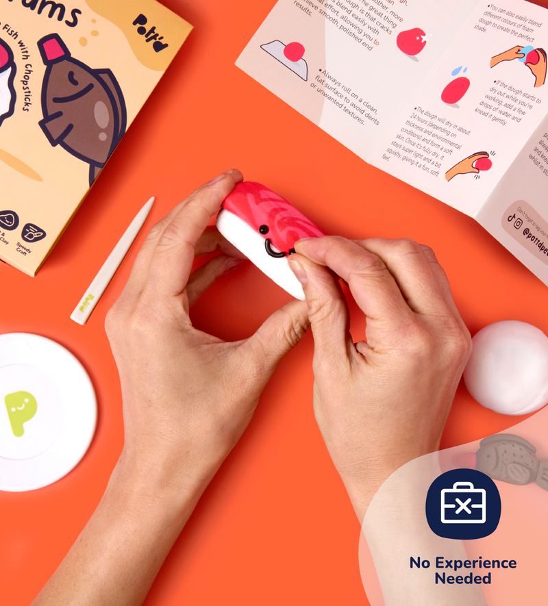 Foam Dough Collectibles: Tiny Yums - Sushi & Soy Sauce