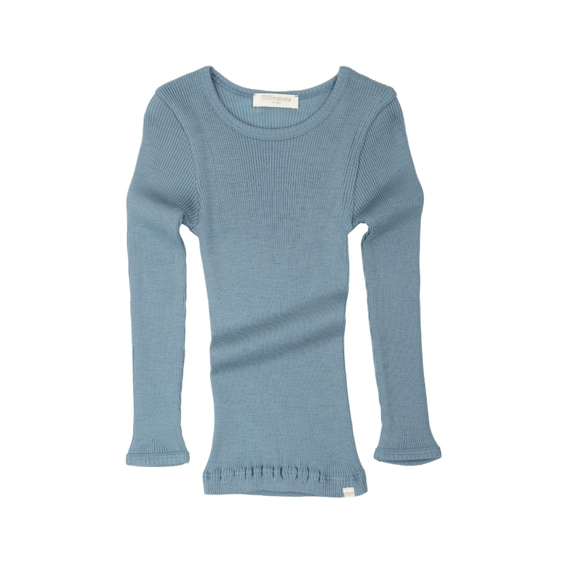 Camiseta Winter Sky de lana merino atlántica - Selección Minimalisma disponible en amaetc.com, concept store ecológico para niños