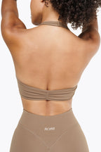 Sujetador deportivo Aura Lace - Café Latte