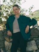 Chaqueta Graft verde oscuro - Mujer