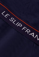 Lot De 3 Boxers Noir, Bleu Marine Et Gris En Coton - Boxers Noir Bleu Marine Gris Chiné