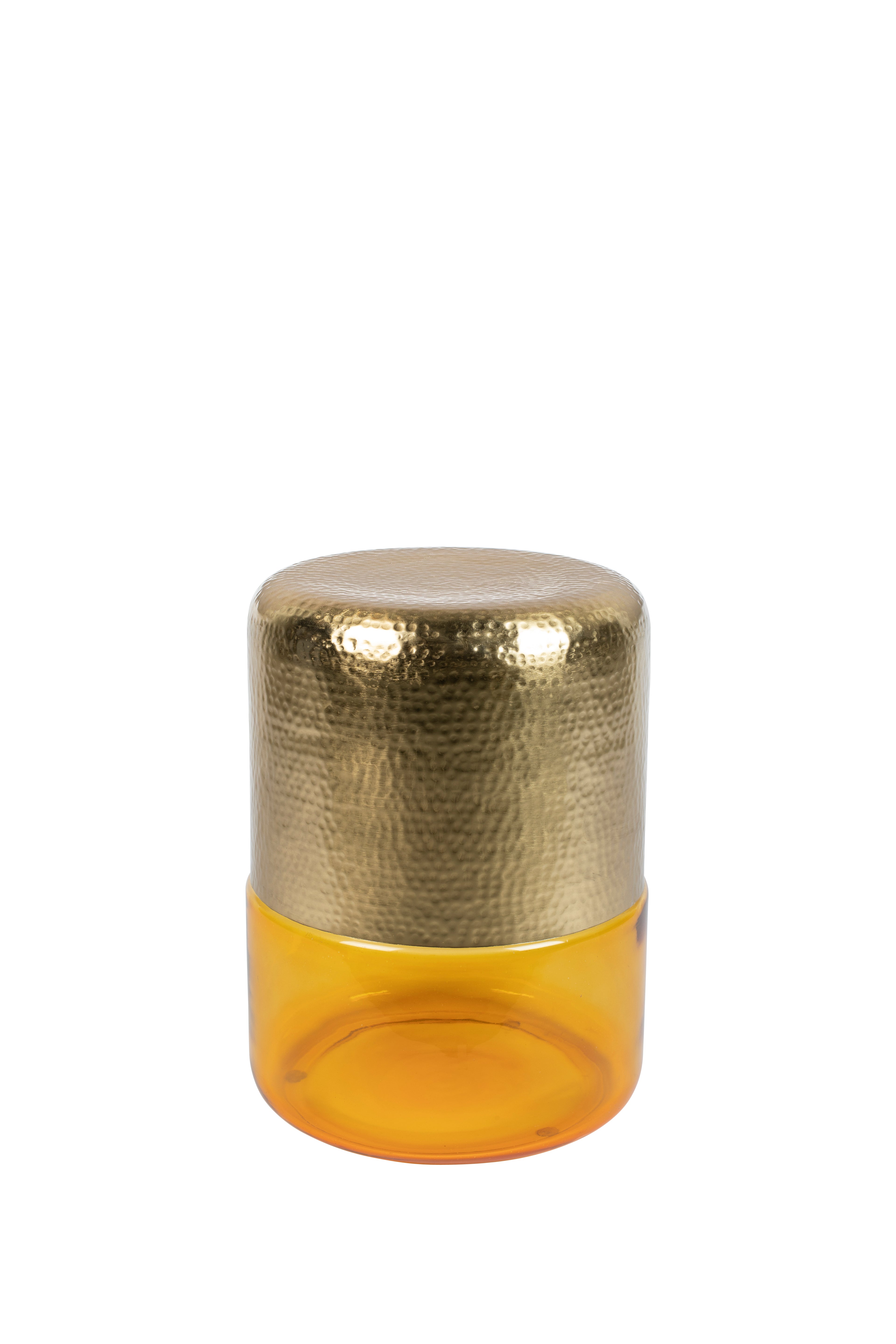 Cellar - Side Table - Iron - Yellow/Orange