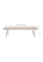 Alagon - Bench - Wood - Walnut/Brown