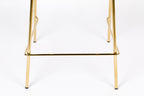 Jolien - Bar & Counter Stool - Fabric - Gold/Light Green