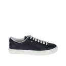 Baskets Moncler Monaco Leather - Blue - Homme