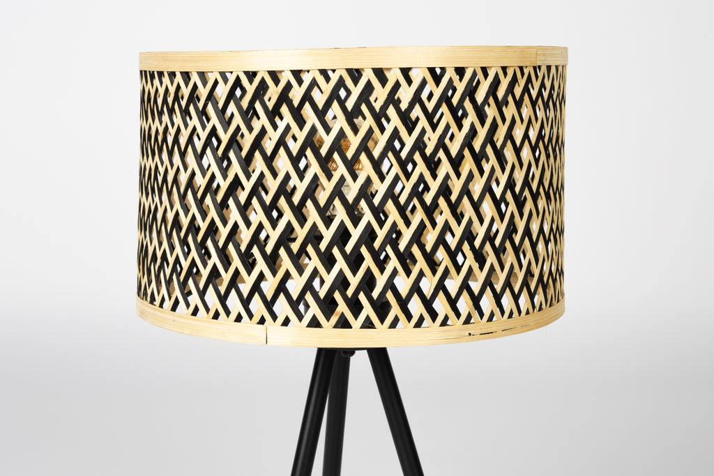 Isla Bambou - Table Lamp - Solid Bamboo - Beige