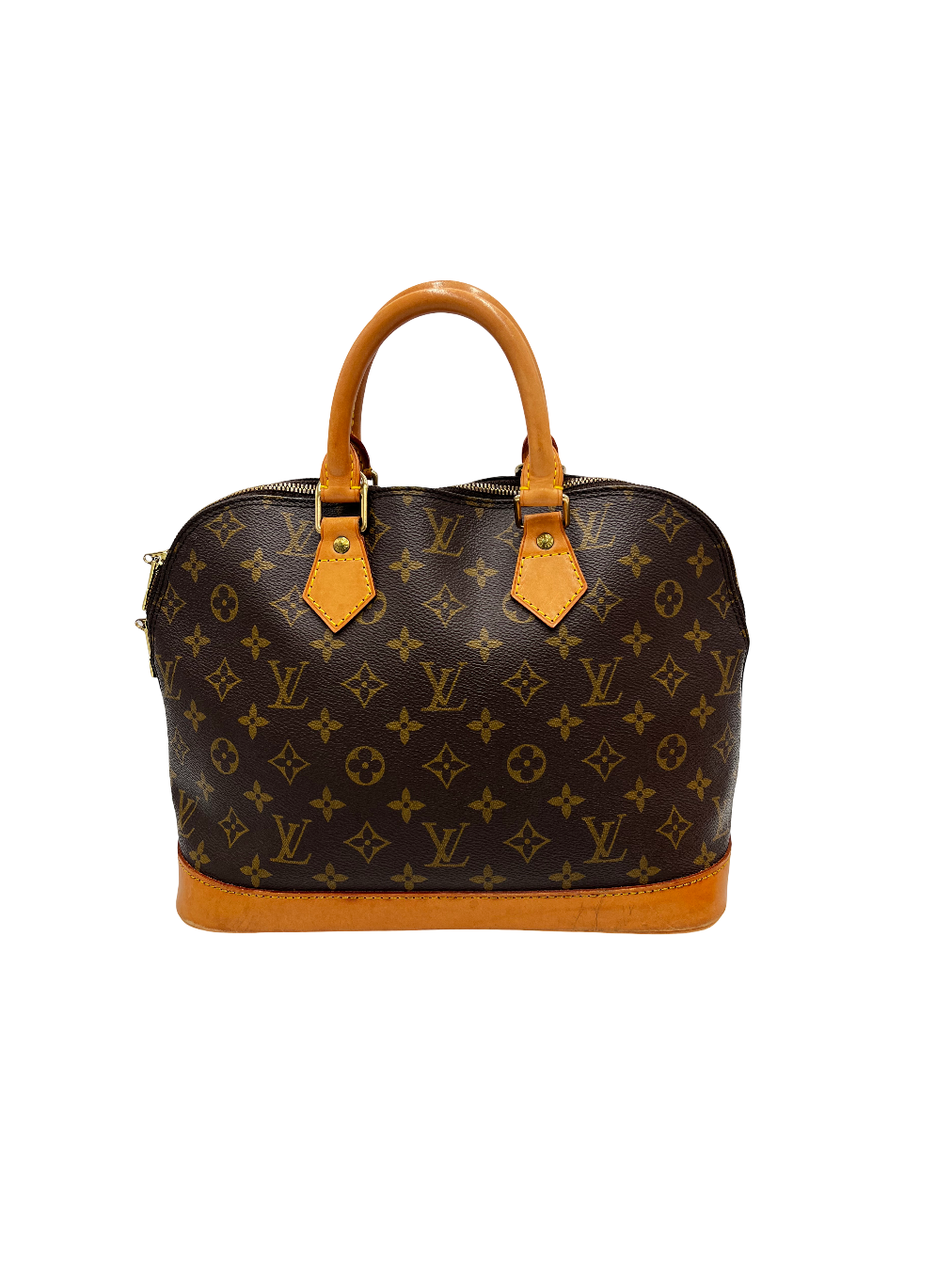Sac À Main Louis Vuitton Vintage Alma Pm Toile - Marron