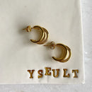 Pendientes de aro Leo