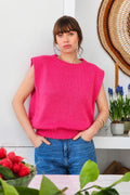 Strikbluse Suzie Sorbet