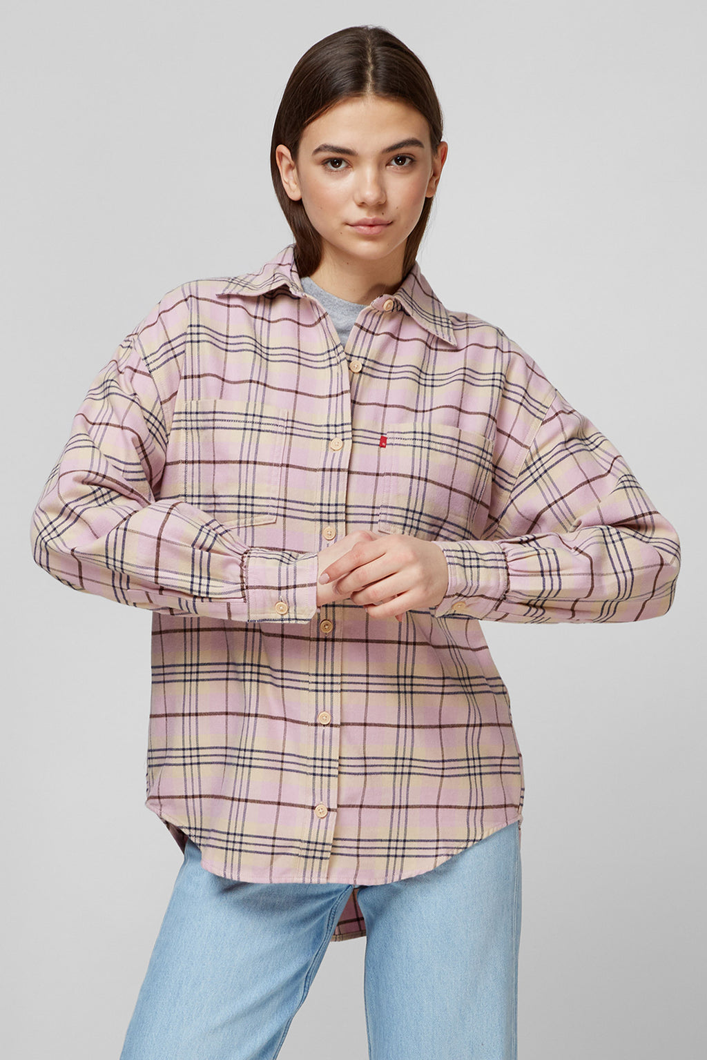 Levi'S® Camicia Remi Utility A0842-0010 Rosa Loose Fit