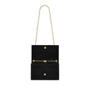 Saint Laurent Kate Medium Tassel Crocodile Embossed Leather Bag