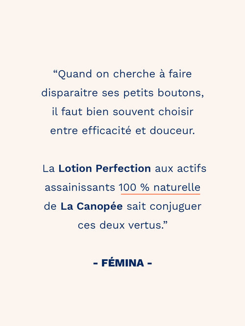 Reassurance La canopée lotion perfection